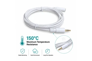 IoT Water Leak Detection Cable-Smart Home Braided Sensor Rope With Wi-Fi Tuya App Strobe Alarm Water Leak Detector