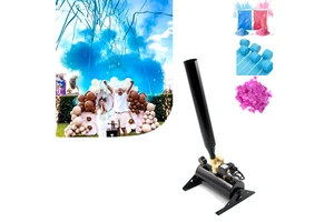 Very Compact and Convenient to Use air Paper Blaster Plug and Play Power Controlled DJ Powder Confetti Cannon for Future Mom