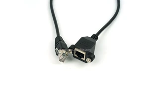 RJ45 male to Female Network Extension Cable Ethernet Connectors for Communication
