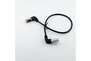 Ethernet LAN Network Up/Down Angle RJ45 Male Extension Cable Angle RJ45 Male to Angle RJ45 Male Communication Cables