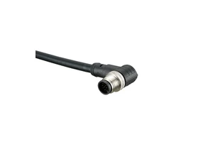 3-core a Code M12 Screw Locking 90 Degree Elbow Industrial Circular Connector with Cables