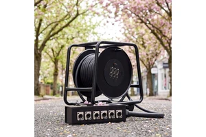 Network Cable 8 Channel 30/50/80/100 Meters Cat6 CAT6A CAT7 SFTP Shielded Ethernet Indoor Outdoor Extension Cable Reel