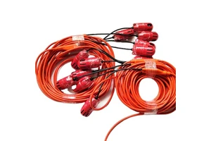 24 Channels Hydrophone Cable YH-25-11A Hydrophone 10 Hz With 61 Pin (24-61) Female Connector 10Hz Hydrophone Sensor