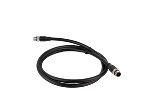 Waterproof M12 3pin 4 Pin Industrial Coaxial Optical Fiber Connector PVC Jacket 2m Shielded Cable for Speaker DVD Player 3-Year
