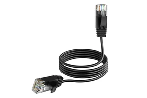 Source Factory CAT6A Ultra Thin 32AWG Solid RJ45 Patch Cable Pure Oxygen Free Copper 10 Gigabit UTP Network Jumper Wire CE