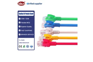 IDEX Made in China 1m 3m 5m RJ45 Cat6 UTP Patch Cable PVC/LZSH Jacket Ethernet LAN Computer Network Extension