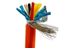 Shielded Hydrometry Vent Cable 2x0.56mm+1x2x0.2mm +2.5mm Gas Guide Tube 300/500V Digital Tank Monitoring System Power Cables