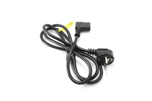 Sipu 1.8M Power Cords with 90° Connector IEC C13 to EU Plug CE UKCA Industrial-Grade Power Cable for Mechanical Equipment