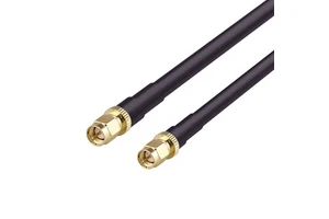 Low Loss Extension Cable SYV 50-5 Pure Copper Coaxial Cable Male to Female Connector for WiFi Router Network Card Antenna