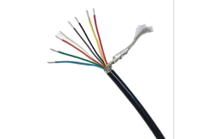 Multi-core Shielded Cable RVVP 0.2mm2 0.5mm2 3 4 5 6 8 10-core copper wire Control signal Cable