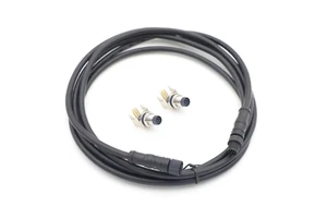 Straight M8 a Code Male to Female Threaded Coupling Cable for Industrial Bus