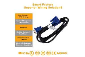 IP67 Waterproof High Flexible and Shielded Wiring Harness with M12 Sensor Cable for Robot Servo Encoder and PLC Control System