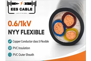 Cabtyre Cable Flexible Copper 5Cores With Earth 5G1.5mm2 NYY Multi CU PVC Insulated VVR South Africa SANS 1411 EESCABLE