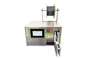 Automatic Electric Twist and Tie Machine for Twisted Bread Bags Film Foil Pouch Wrapping Food Packaging