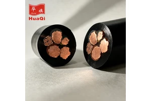 Huaqi PUR 3x25+1x10+4x2.5 Flexible Power Cable 0.6/1kV Copper Conductor Multi Core PUR Sheath Industrial Control Cable