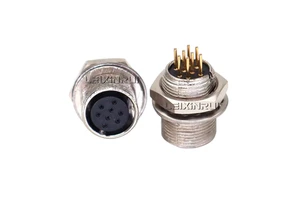 LEIXINRUI Original HR25-7TR-8S PCB socket trigger Industrial camera 8-core power cord plug socket 8PIN HR25-7TR-8S