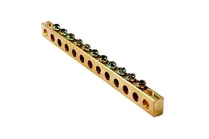 High Quality Aluminum Earth Neutral Screw Bar Link Customized Lug Terminal Block Connector for India