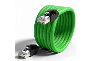 CAT6A M12 X Code to RJ45 Industrial Ethernet Cable IP67 Waterproof S FTP 10Gbps for Cognex Siemens PLC Industrial Camera