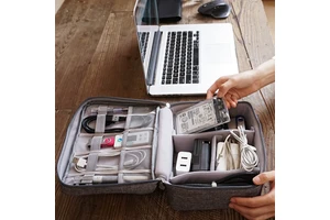 Multifunctional Digital Accessory Data Cable Storage Bag Mobile Phone Organizer for Convenient Camera Gear Equipment