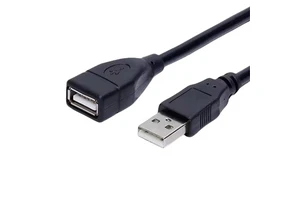 USB2.0 Male Female Magnetic Ring Double Shield A/F Cable Wireless Network Card Extension Data Connection Car Use Extension Cable
