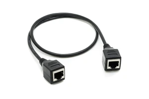 Ethernet Extension Cable Ethernet LAN Female to Female Network Cable RJ45 Cat6 Extension Patch Cable Extender Cord