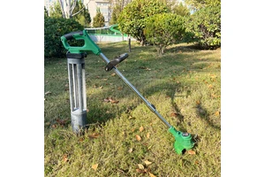 21V Industrial Grade Cordless Electric Grass Trimmer Garden Tools with Rechargeable Battery Telescopic Handle Weed Brush Cutter