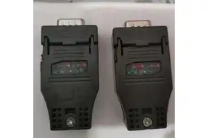 6GK1500-0FC10 Axial Cable Outlet for Industry PC, SIMATIC OP, OLM, Transfer Rate: 12 Mbit/s DP Bus Connector 6GK1500-0FC10