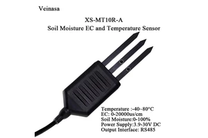 XS-MT10RA RS485Integrated with Soil Moisture EC Temperature IP68 FDR 2m Cable Applicable for Science Research 0-20000us/cm