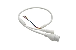 New Arrival CCTV IP Security Camera Wiring Harness White Cable Tinned Copper Conductor PVC Insulation Material Secure Durable