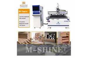 High Quality 1325 CNC Router Engraver with NC Studio & Syntec Control Single Spindle Gear & Motor for Wooden Door Making Carving