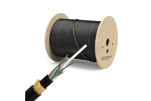 ADSS 6 8 12 24 48 Core G652d Optical Fiber Cable Single Mode Loose Tube For Communication Cables