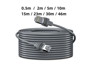 Extension Cable with Single-shielded Connection for Starlink Gen 3 Replacement Waterproof CAT6 RJ45 Shielded Ethernet Cable
