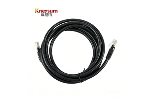 Kneysum CAT5E Solid 8-Conductor Pure Copper UTP FTP SFTP Network Cable Broadband Extension RJ45 Jumper Patch Cord