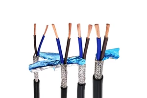 Kingyear Pure Silver Multi-core Shielded Flat PVC Insulated Customizable Voltage & Diameter Control Cables