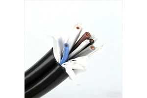 Industrial Power Cable 3Core 4mm2 Premium Grade Copper Oil Resistant Wire for Factory Automation RVV PVC Sheathed Flexible Cable