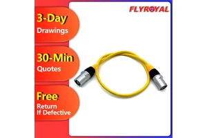 RJ45 Waterproof Ethernet Power Cable PVC Insulation Copper Conductor with Male Plug Metal Connector Network Extension Cable