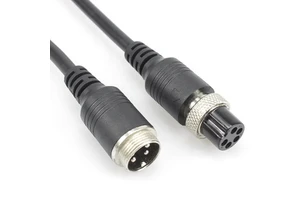 Custom M16 5-Pin Male to Female Shielded Cable GX16 Extension Cord for Car Camera Multimedia Speaker ODM OEM Industrial-Grade