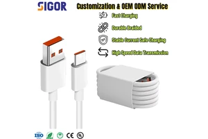 Manufacturer Direct Custom USB a to Type-C Fast Charging Cable 1M High Speed Data Line 100% Pure Copper ISO9001 Certified