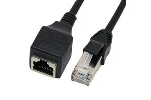 XYS RJ45 Male to Female Ethernet LAN Network Cat6 Extension Cable 1Gbps Transfer Rate Unshielded 24-28AWG