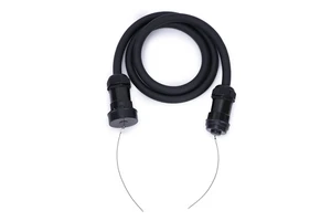 19-Pin Industrial Power Cable Connector Male to Female High Voltage 13A 6 AC Outlets IP44 Rated 1.8m for Industrial Equipment