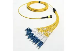 24 Core MTP MPO Patch Cord LC Duplex SM Multi Core Fan Out Breakout Cable 8Cores 9/125 Singlemode Fiber Optic Patch Cord