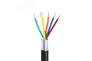 NH-KVV22 Industrial Fire Resistant Copper Conductor Steel Tape Armored Control Cable 450/750V Multi-Core 0.75-6mm2 PVC Sheath