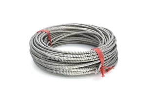 12mm 15mm 8mm Galvanized Smooth Surface High-tension Multi-strand Steel Wire Rope 6x37 + IWRC Marine Cable Wire Rope