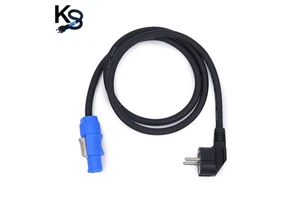 KESHI Series 1M AC Power Cord Extension with Oxygen-Free Copper Conductor for Outdoor Stage Lighting Speakers & LED Screens