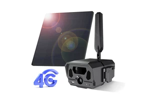 Willfine 4G 2.7K Solar Security Camera 4G AI Smart Human Vehicle Recognition Outdoor Two-Way Audio Camera with Solar Panel