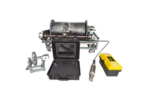 200m Underground Water Well Camera for Pipe Inspection 73mm Panoramic Electric Standard Model Cable Routing 1 Year IP68