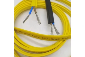 Dual-core ASI Flat Cable AS-Interface Bus Cable Special-shaped Tinned Copper Conductor PVC Jacket 220V 10A 2*1.5mm Industrial