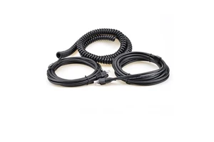 RJ45 Network cable LAN Patch Cord Ethernet Curly Spiral Cat5e Power Extension Barrel Jack Plug Splitter Coiled Spring Cord