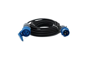 16A 250V 2P+E Industrial Power Retractable Electrical Outdoor Heavy Duty Waterproof 14m Car Extension Cord