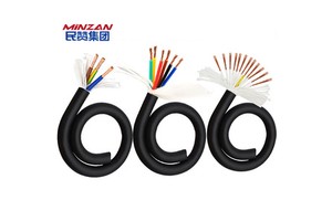 TRVV High Flexible Cable Electric Pvc Cable 2/3/4 Cores Robot Towline Drag Chain Cable